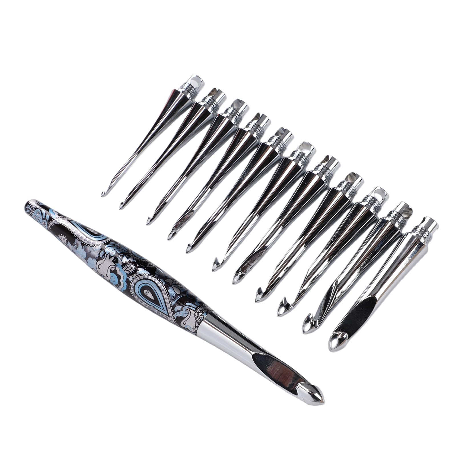 Tnfeeon Ergonomic Szydełkowe Zestaw 12 Rozmiarów 3.0-10.0mm Aluminum, Do