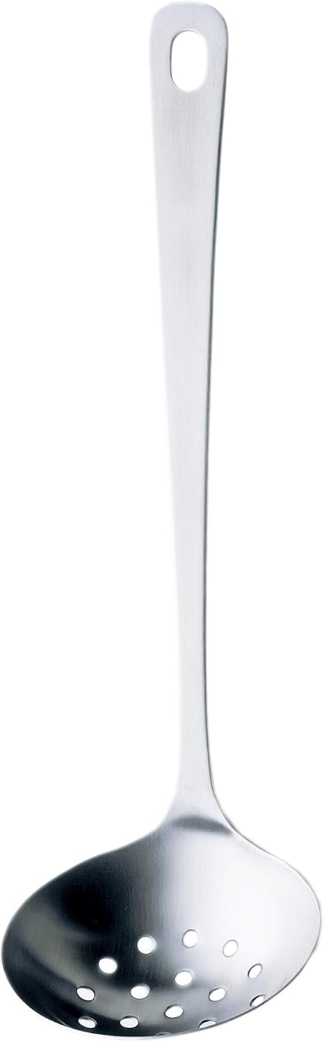 Takakuwa Metal Standard Kitchen Tool Silver Perforated Ladle 407040