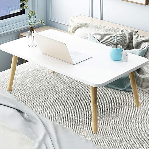 Miniatura 4 de Mesa de Centro Mesa de centro de estilo japonés, mesa baja de madera moderna 39.4 x 19.7 x 12.3 in para el hogar, dormitorio, mesa de comedor