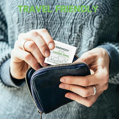 Miniatura 4 de 310 toallitas de limpieza de lentes, toallitas prehumedecidas y envueltas individualmente, limpiador de gafas para lentes, lente de cámara,