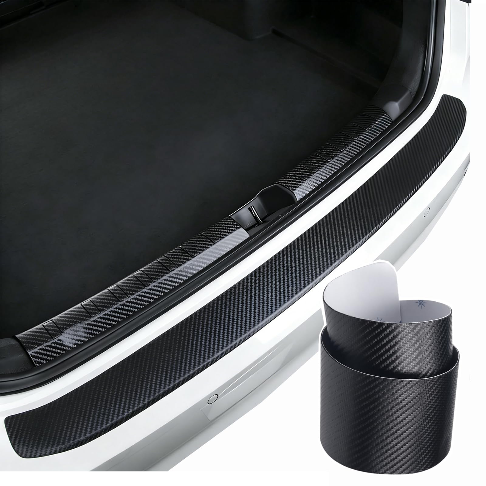 48"x4.7" Rear Bumper Protector for SUVs Trucks, Anti-Scratch Guard