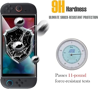 WFTE 2-Pack Switch 2 Screen Protector Tempered Glass for Nintendo Switch 2 (2025, 7.9) - 9H Hardness, Anti-Scratch, Anti-Fingerprint, Bubble-Free, Military-Grade Protection Film, Easy Installation