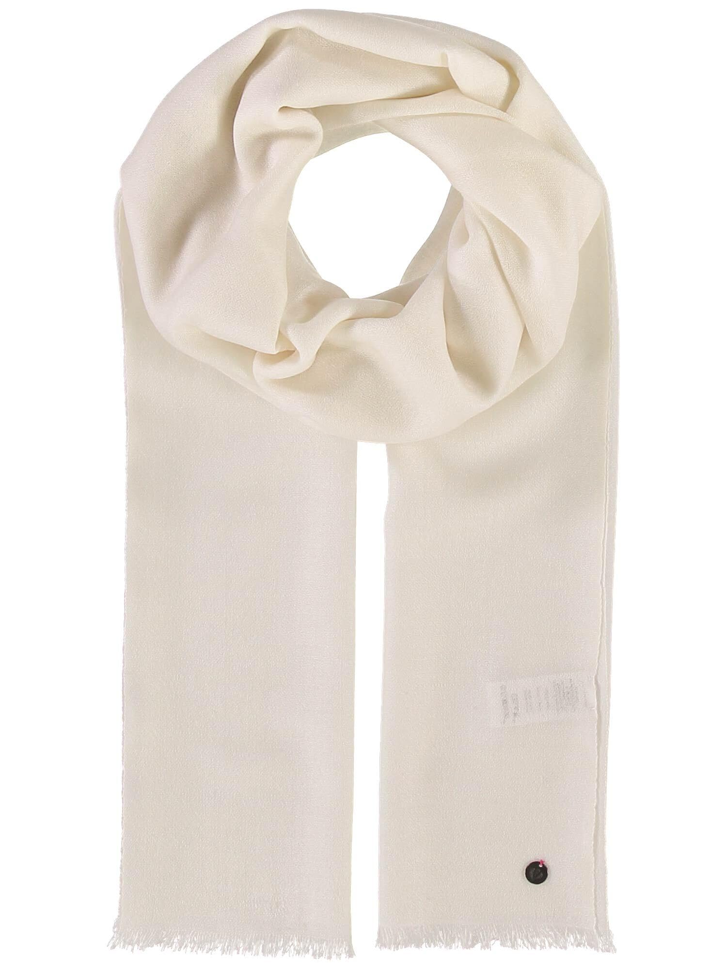 FRAAS Damen-Schal 70 x 190 cm - Modische Stola mit Fransen aus Wolle - Perfekt für jedes Outfit