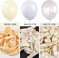 Vista 532 de PartyWoo Nude Balloons 100pcs 12 Inch Apricot Boho Fall Neutral Latex Helium Balloons for Graduation Wedding Anniversary Birthday Boy Baby Shower
