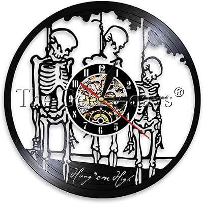 Amazon Co Jp Romk 家の装飾時計怖いハロウィンハンギンググール Led ホラー装飾死神壁ライト色変更スケルトンナイトライト壁アートウォールライト ホーム キッチン