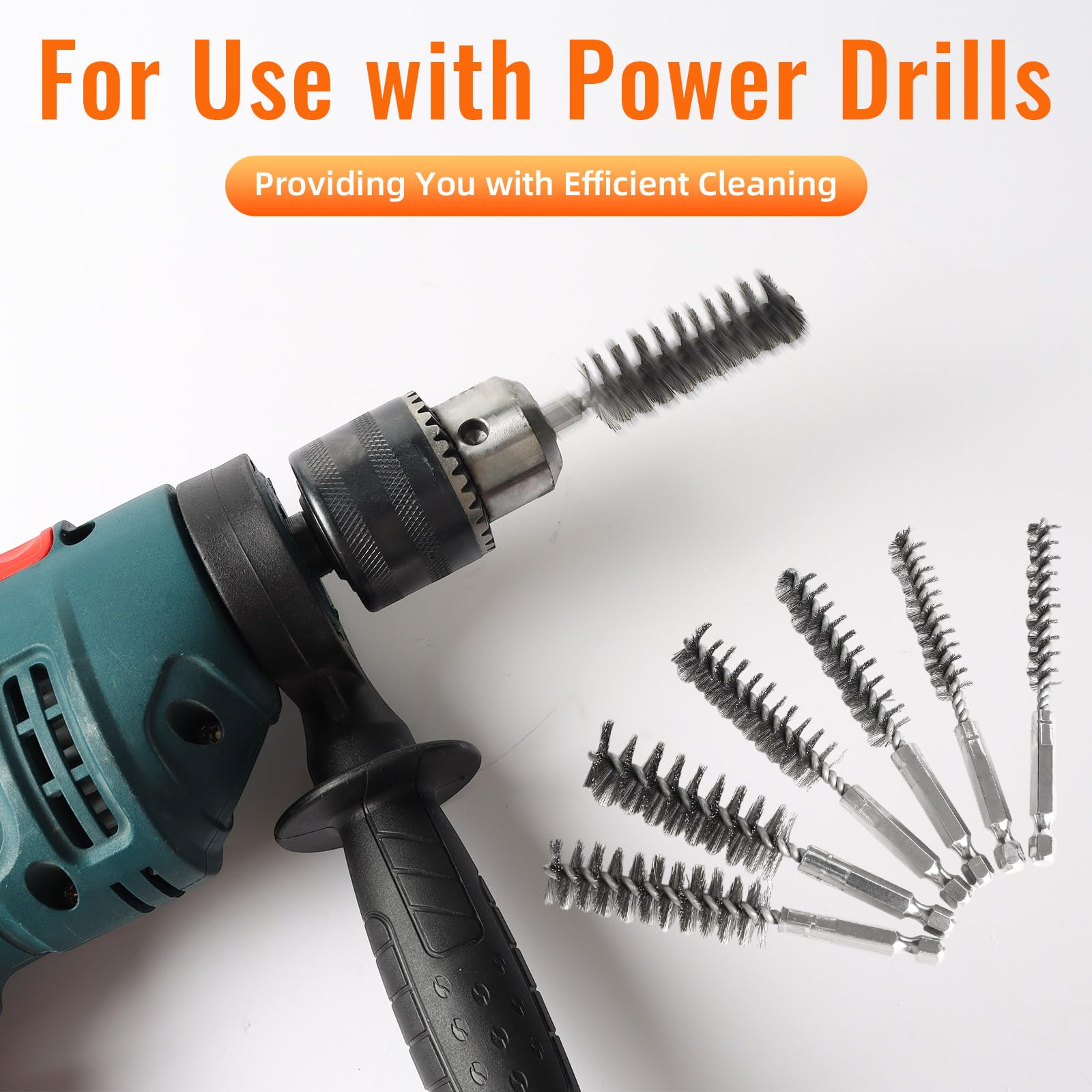 Stainless Steel Bore Brush Set - 6 PCS -2