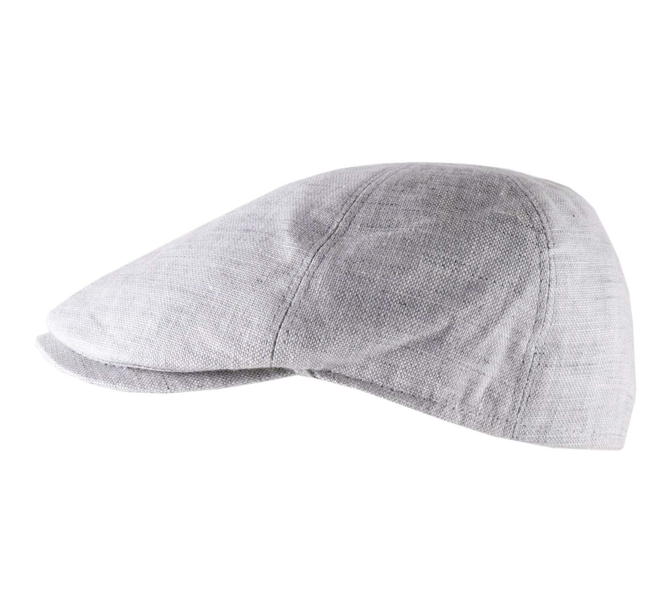 Béret Casquette Plate Homme Femme Classic Cap Lin