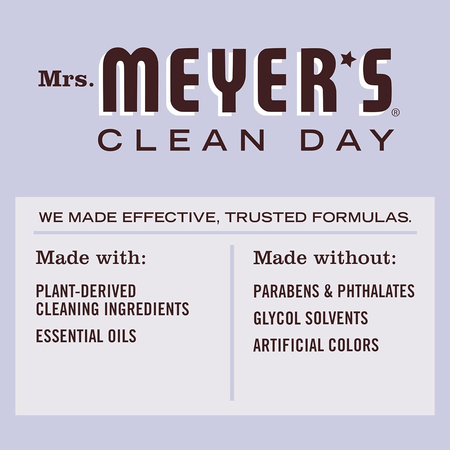 Mrs. Meyer's Clean Day Multi-Surface Everyday Cleaner, Cruelty Free Formula, Lavender Scent, 16 oz- Pack of 3: Health & Personal Care