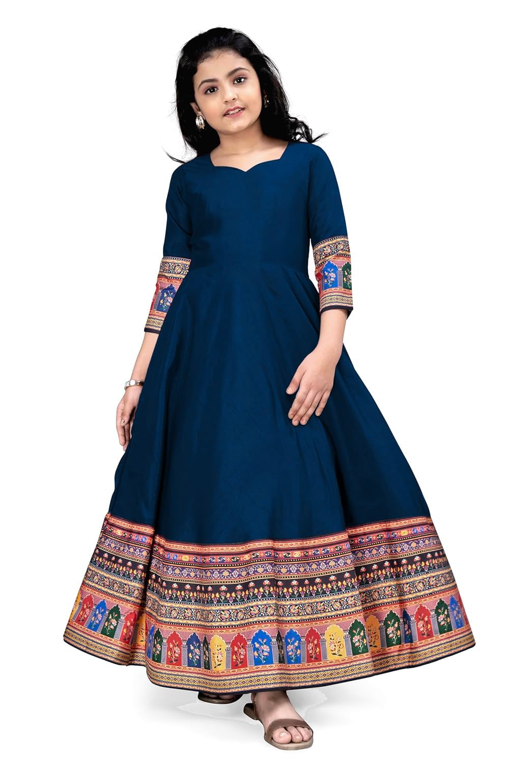 Yova Style Cotton Silk Long Anarkali Kurta for Girls - Review, Price and Buying Guide