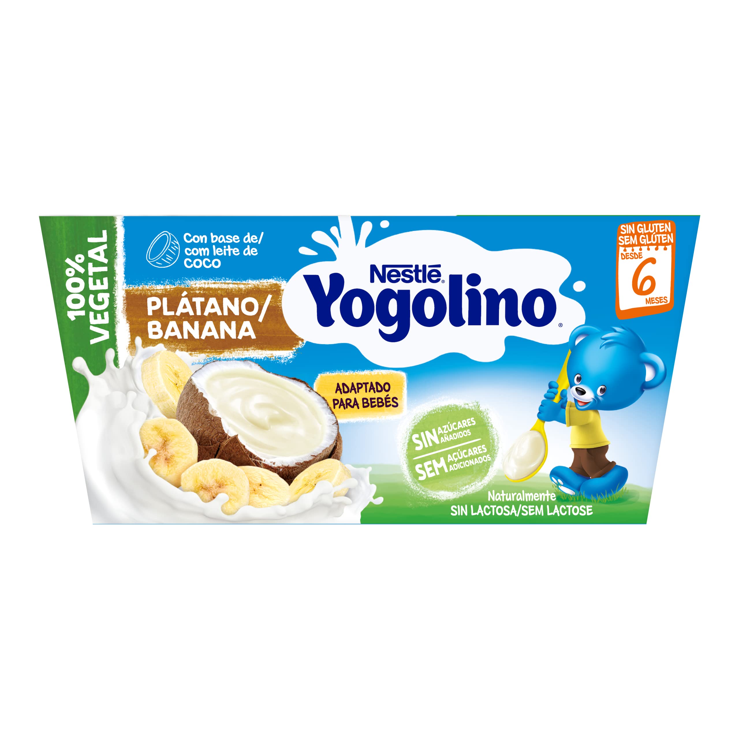 NESTLE YOGOLINO Coco Plátano 4x90g od 6 miesięcy