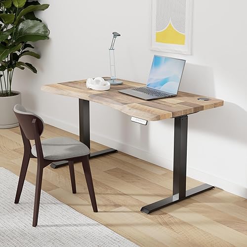 Miniatura 10 de Vari VariDesk Ergo - Escritorio de pie ajustable en altura de 54 x 26 pulgadas, escritorio eléctrico curvado de pie con borde redondeado de cascada,