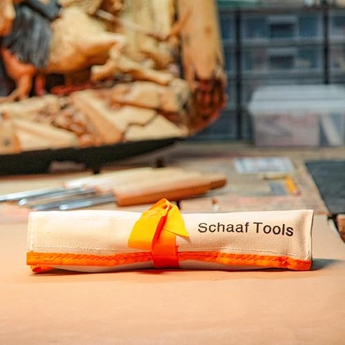 Miniatura 4 de Herramientas de tallado de madera de alta calidad, juego de 4 cinceles y gubias de cola de pez, herramientas de carpintería de acero CR-V 60, juego