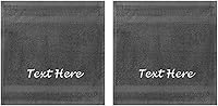 Vista 15 de Personalized Passion Juego de 2 toallas con texto bordado personalizado, 16 x 27 pulgadas, altamente absorbentes y súper suaves, toallas de mano