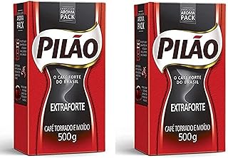 Cafe Pilao Extraforte 500gr 2 Pack, Black