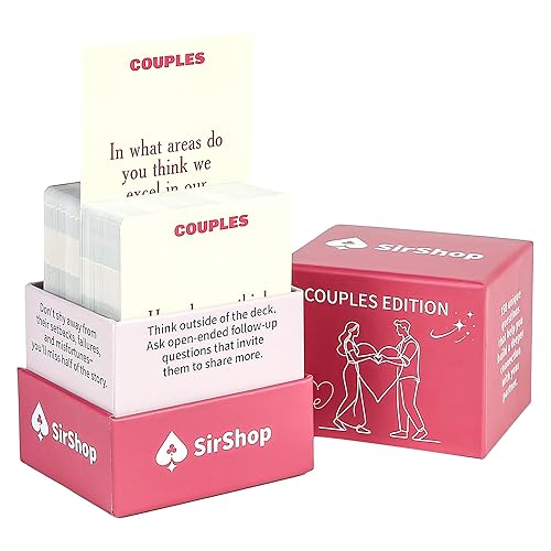 Conversation Cards for Couples150 pc,We're Not Really Strangers,Couple Games for