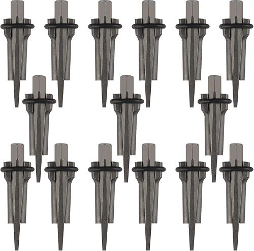 15 paquetes de divisor de piedra de 58 pulgadas, cuñas de cuña y plumas, herramientas manuales para divisor de piedra de hormigón GENHAKON