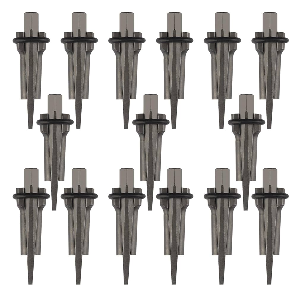 15 Packs 5/8 inch Stone Splitter, Wedge and Feather Shims