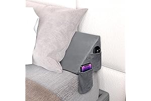 Triangle Wedge Pillow for Headboard Gaps (Up to 7") - Foam Bed...