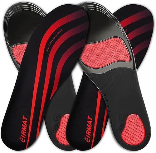 Plantillas de soporte de arco alto EIR-6667 (nuevo), Negro -