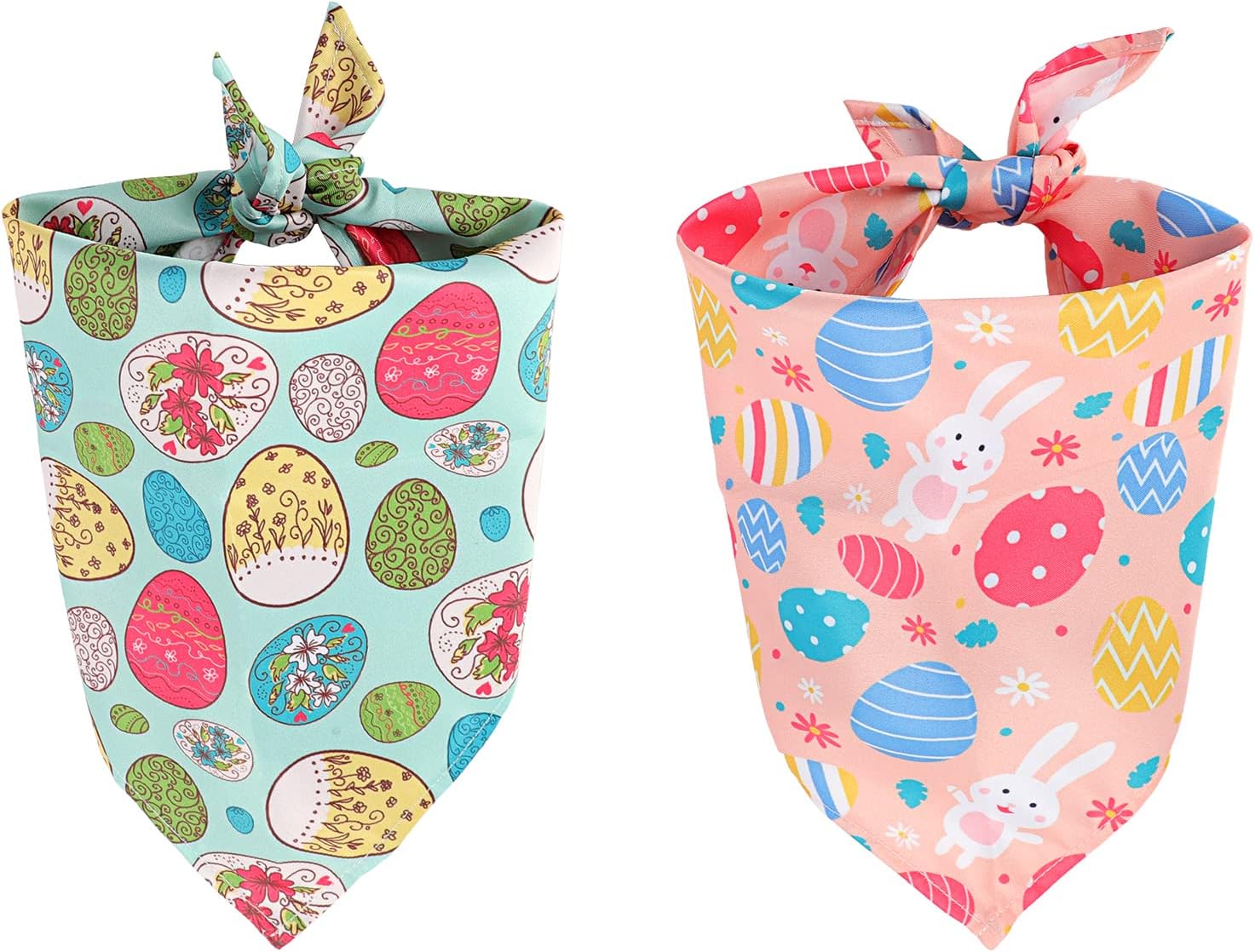 Autrucker Easter Dog Outfit Easter Dog Bandana Dog Birthday Set, Easter