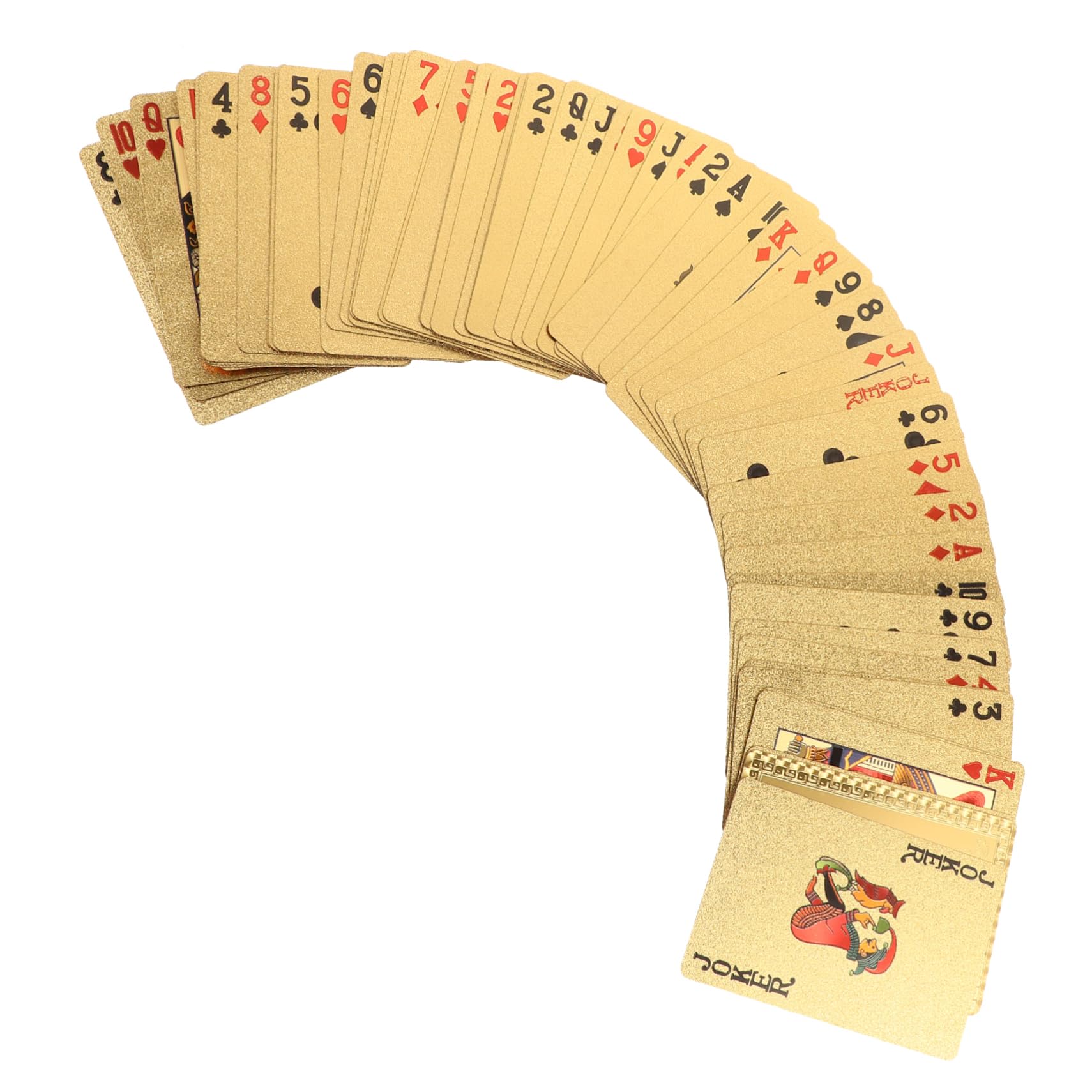 TOYANDONA 5paquetes Cartas De Póker De Laminado Baraja Portátil y Resistente para Fiestas y Entretenimiento para Mesa