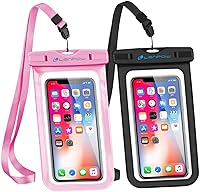 Vista 11 de Funda universal impermeable para teléfono, paquete de 4 unidades IPX8 a prueba de agua, bolsa seca transparente para teléfono celular