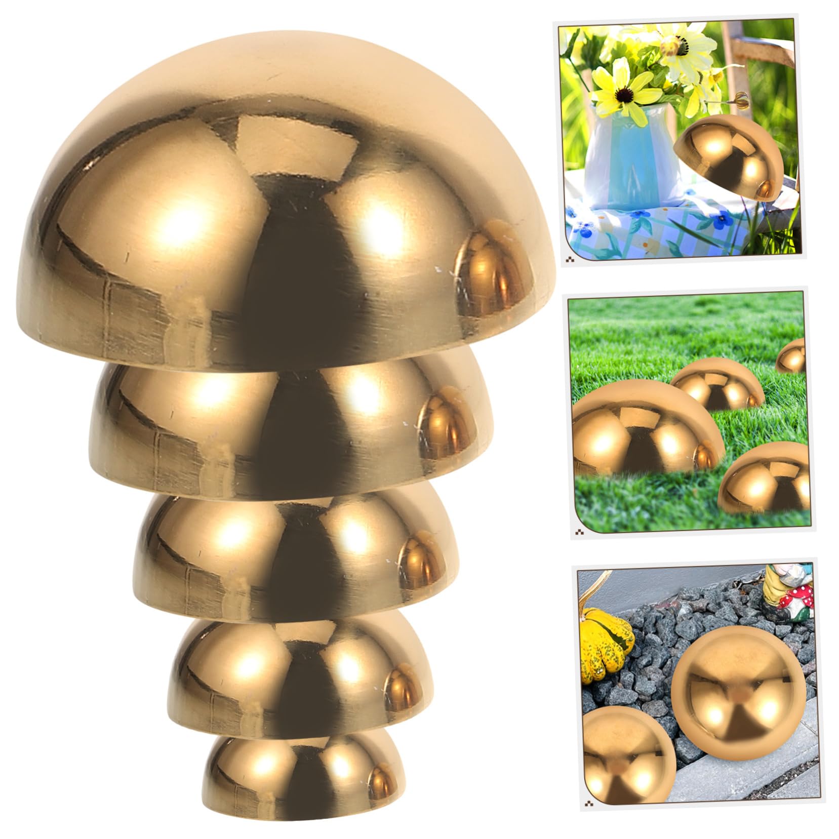 BESPORTBLE 20pezzi Sfere Decorative Inossidabile Palline Di Riflessione Per Giardino Sfera Di Osservazione Con Finitura Specchiata Variabili Per Fotografia e Decorazioni Esterni