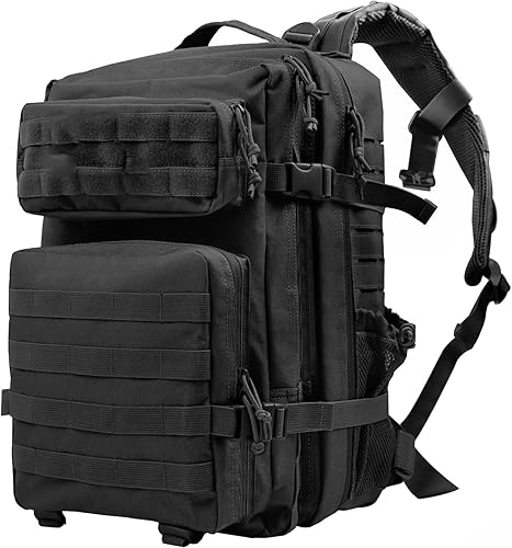 Zavothy Mochila táctica militar de 45L para hombres y mujeres, paquete de asalto de 3 días, mochila grande con sistema Molle