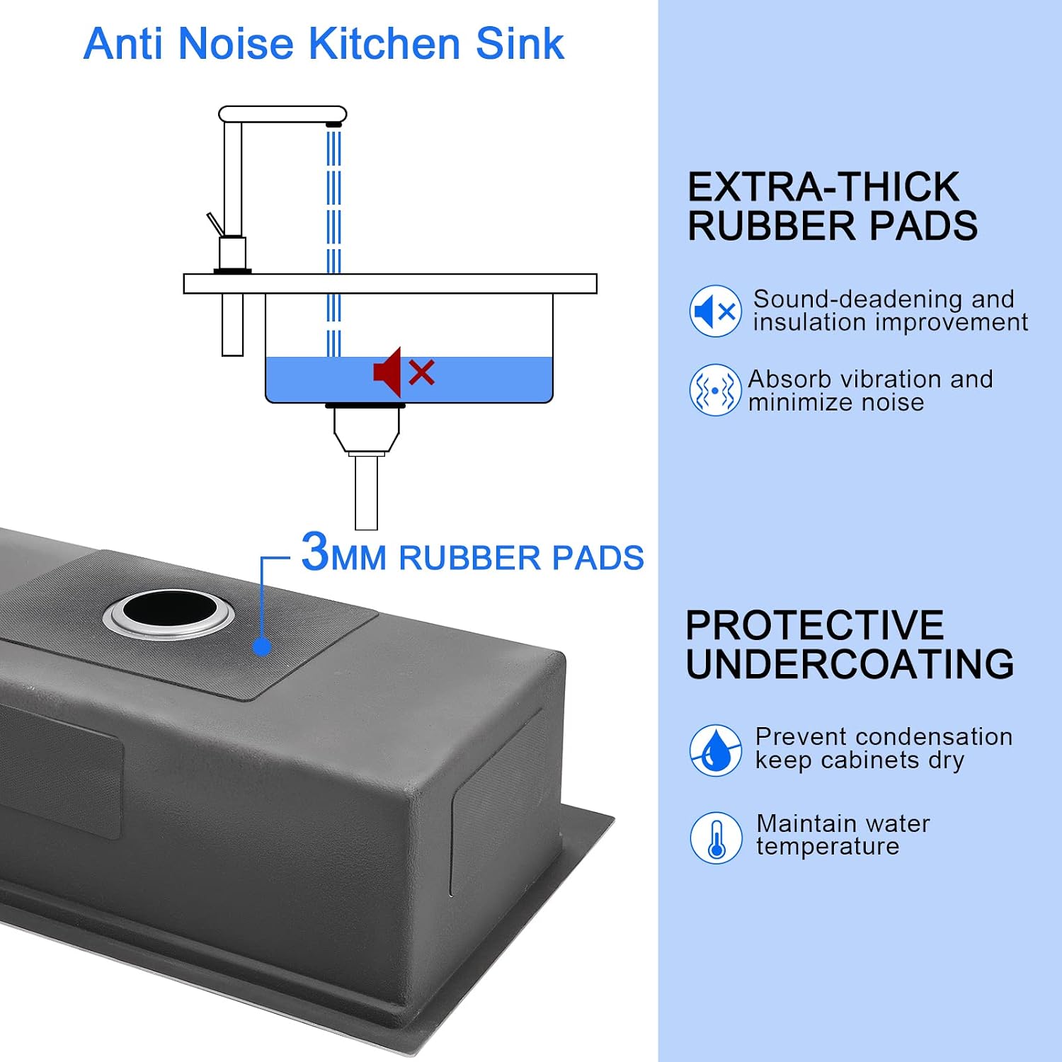 32 Inch Drop In Kitchen Workstation Sink, 18 Gauge Stainless Steel Single Bowl Single Faucet Hole Topmount Kitchen Sink with Integrated Ledge (Bruhsed),32"x18"x9"