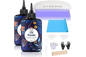 UV Resin Kit with Light for a Masterpiece Creation