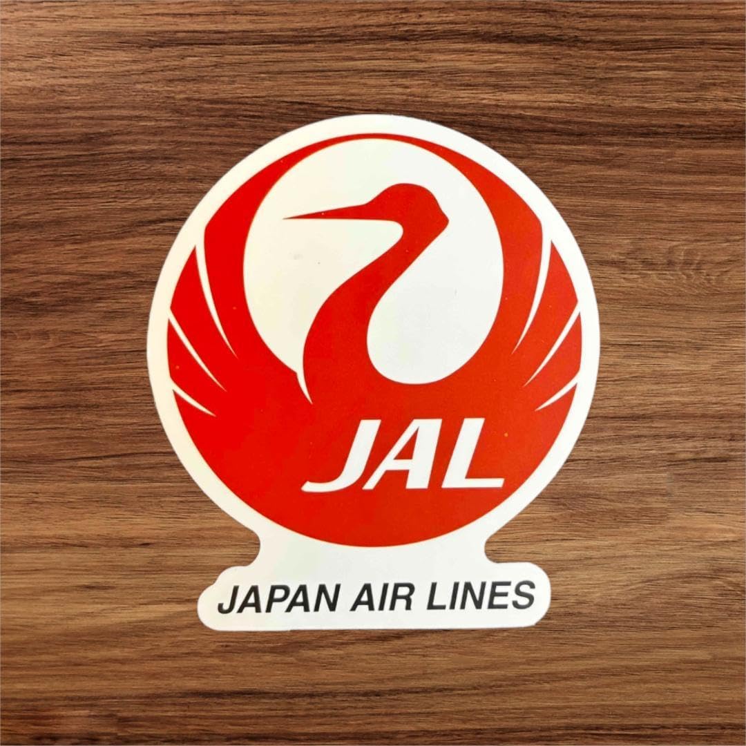 Amazon | JAL 日本航空ロゴマーク ステッカー 1枚 | シール