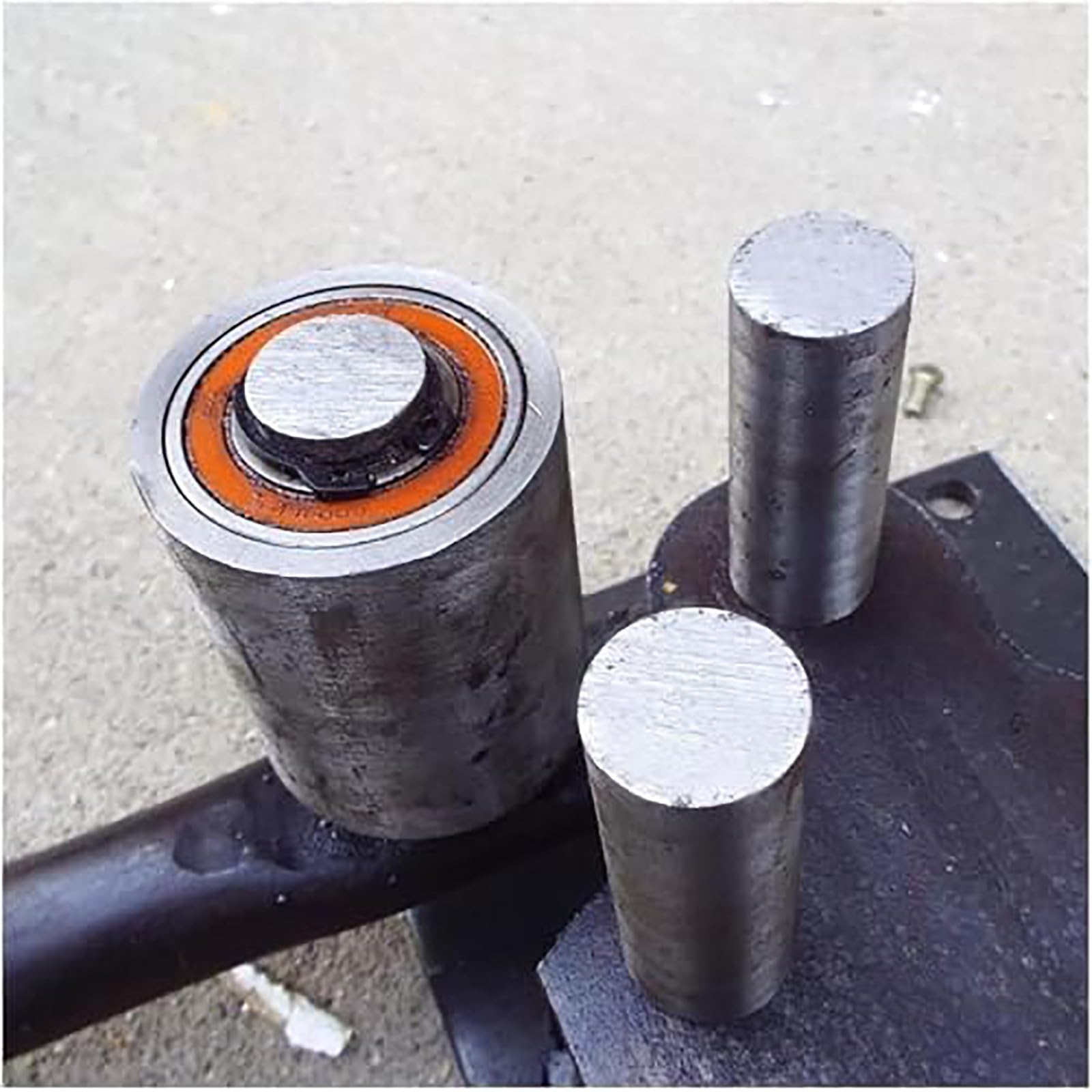 Doblador de varillas de alta resistencia, herramienta para doblar varillas de acero de 4 a 14 mm con barra de extensión, capaz de crear ángulos precisos de 90 grados, para obras de construcción