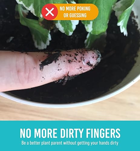 Miniatura 6 de GROWIT - Monitor de agua de suelo para plantas, medidor de humedad del suelo, hidrómetro para plantas, medidor de humedad de plantas de interior,