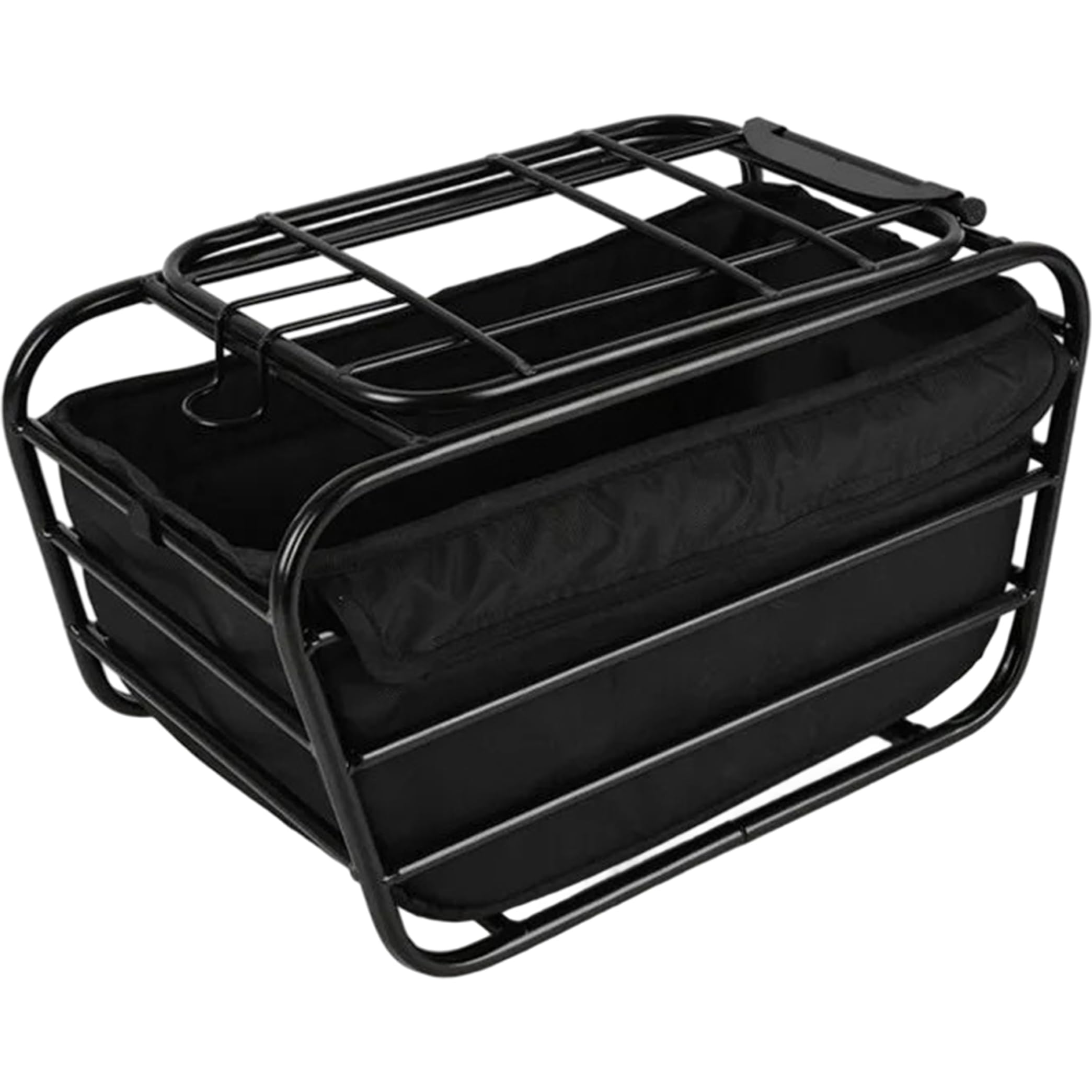 Panier de vélo pour Chien, Porte-vélo arrière pour Chien, Panier Robuste en Acier à Haute teneur en Carbone avec Doublure Souple pour Animaux de Moins 6 LB,
