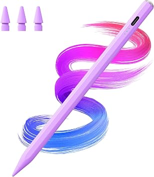 Hastraith Stylus Pen for iPad 2018-2026, 2X Faster Charge Apple iPad Pencil | Tilt Sensitivity & Palm Rejection for iPad 11/10/9/8/7/6th Gen, Air 5/4/3/M4/M3/M2, Pro 13"/12.9"/11"/M4, Mini 7/6/5th,Purple