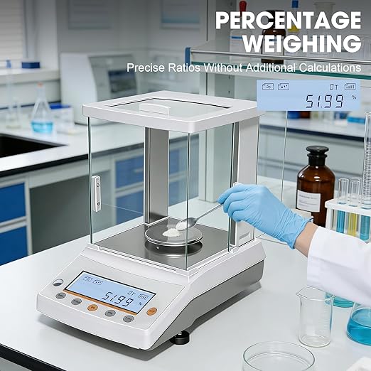 Balanza Analítica Digital 0.1mg 220g Precisión Laboratorio miniatura 8