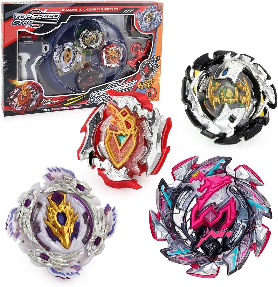 Bey battle Burst High Performance Battling Top set with 4D launcher Grip and Arena Battle Set