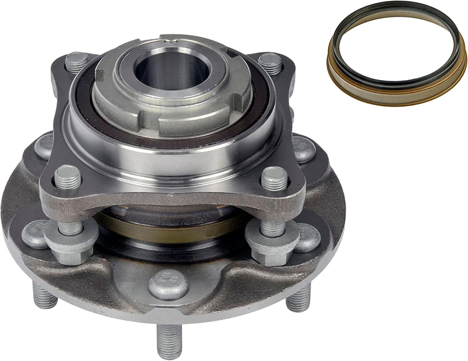DTA Front Wheel Hub Bearing Full Assembly with Outer Seal Compatible with Toyota 4Runner Tacoma Prerunner FJ Cruiser Hilux 2WD Only, Will NOT Fit 4WD. Replaces Dorman # 950-004, National #710477