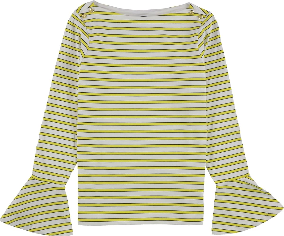 Ralph Lauren Womens Adelaide Shell Blouse, Yellow, Medium