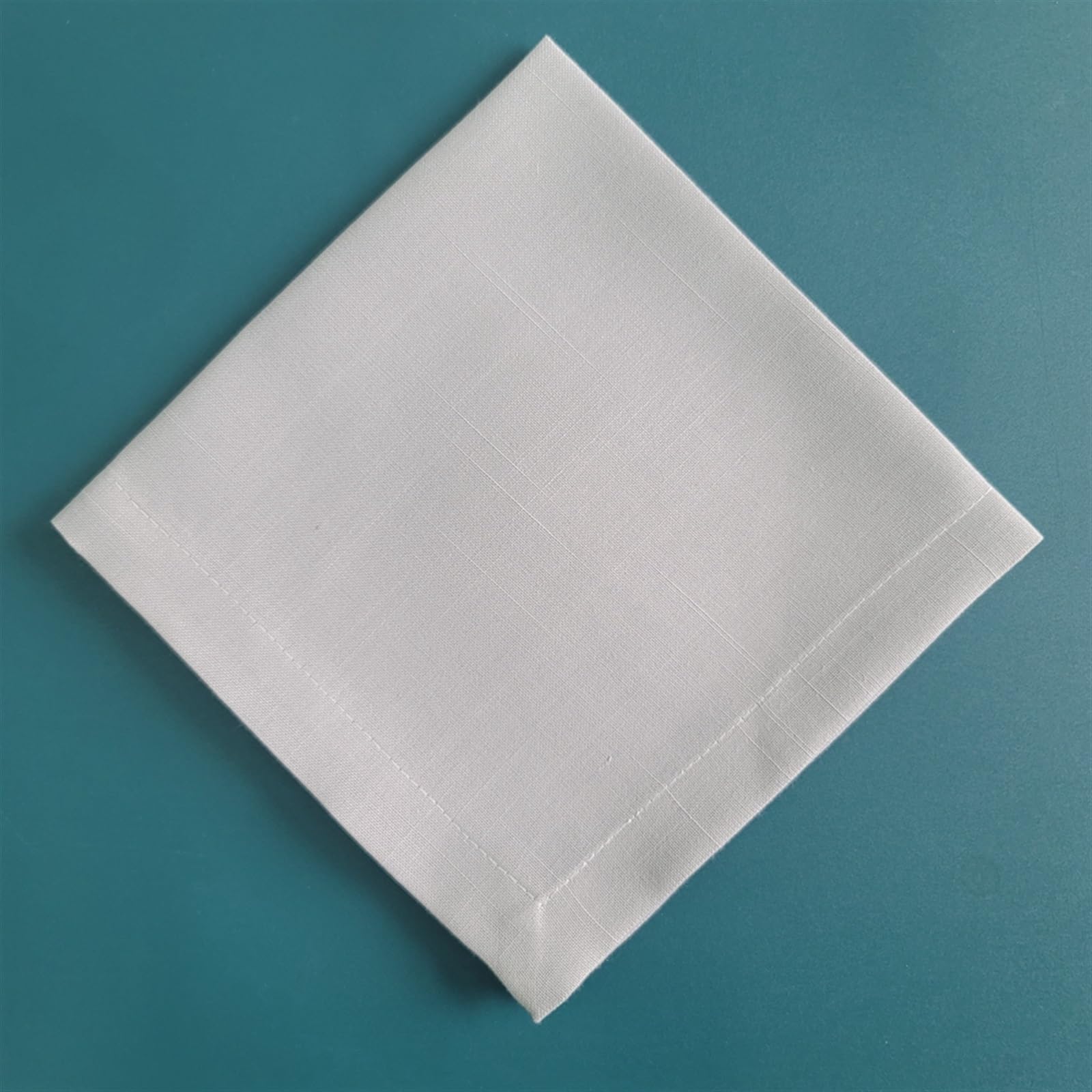 Cloth Napkins 12 Pieces White Napkins Cotton Fabric Napkin Table Dinner