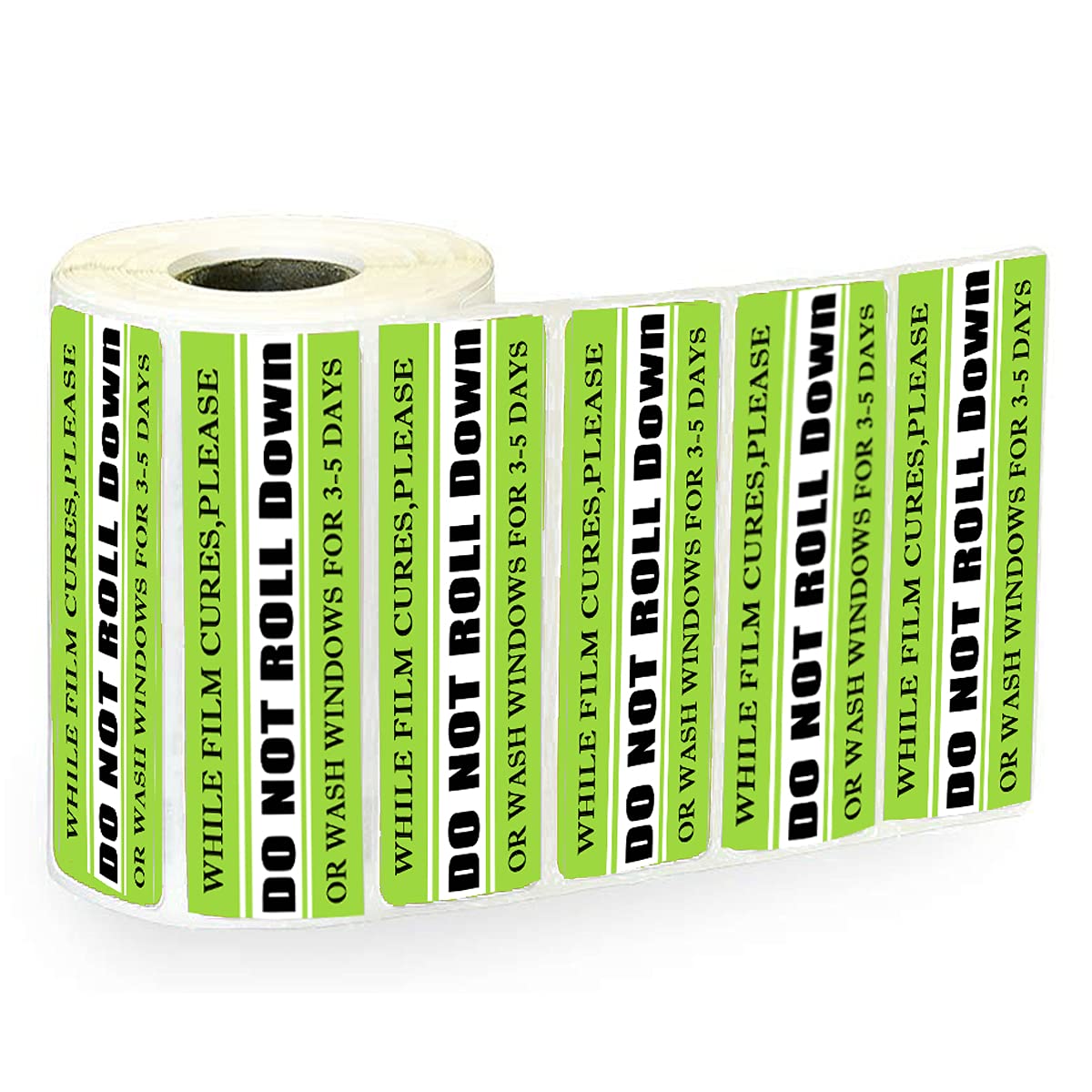 5x1 inch DO NOT ROLL Down Warning Stickers Labels ,Do Not Roll Down Text Caution Labels for Car Window Switch Tape Warning (500 Pcs)