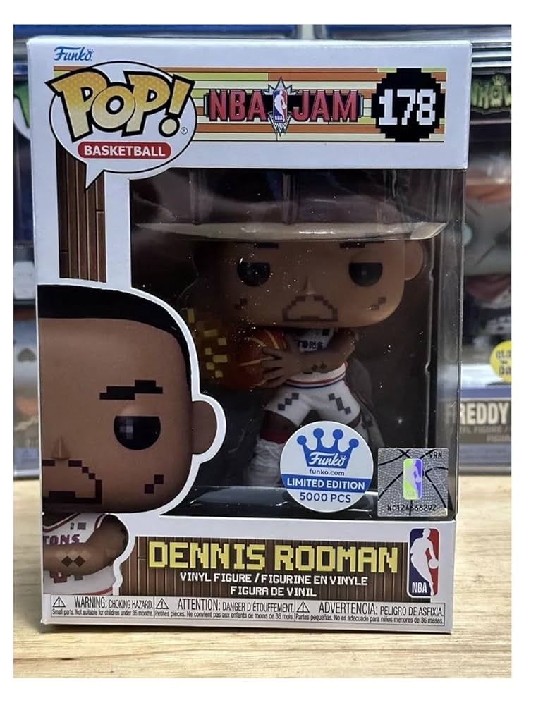 Amazon.com: Funko Dennis Rodman (Detroit Pistons) NBA Jam