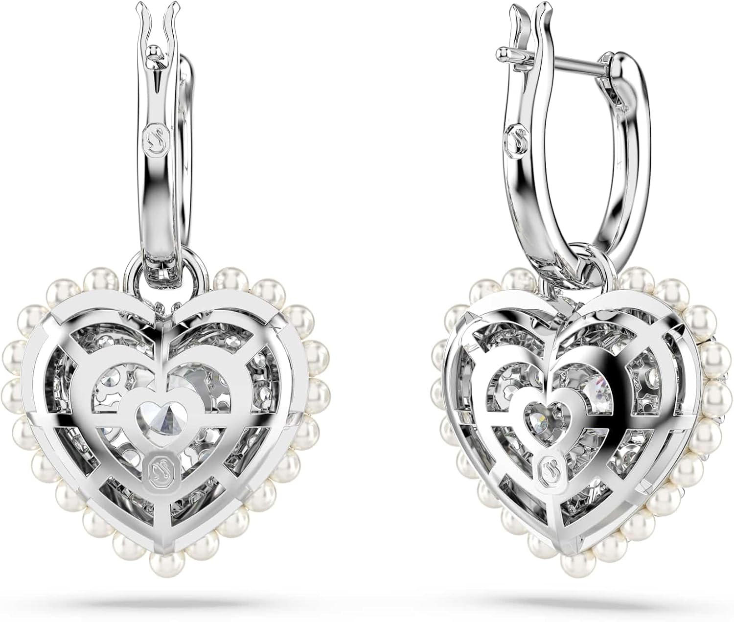 Swarovski Hyperbola 5684384 heart earrings image 4