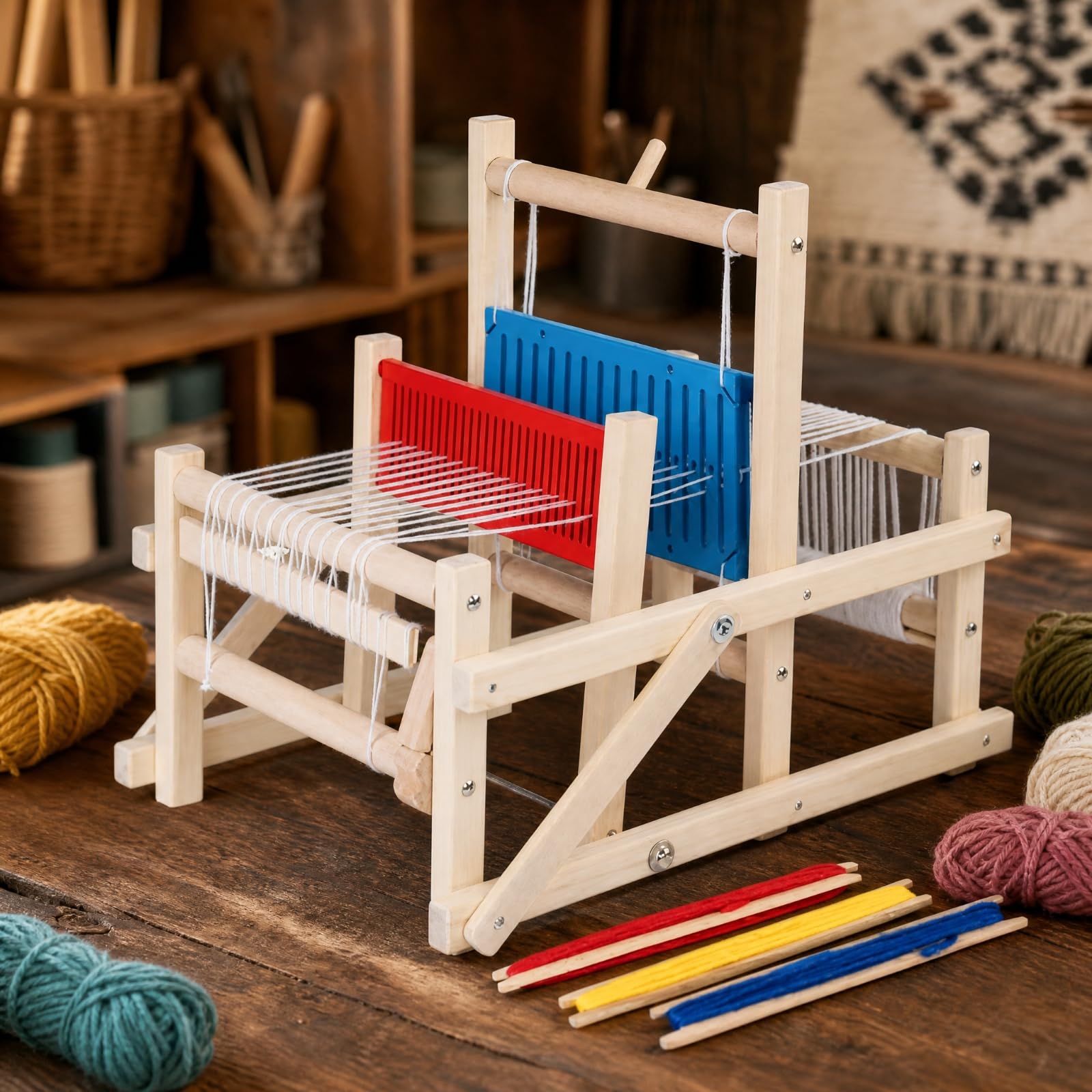 Artigianale in Legno Massello Giocattolo Educativo Resisn per Bambini, Progetti di ssitura da