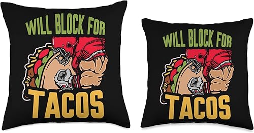Miniatura 3 de Will block for Tacos Throw Pillow