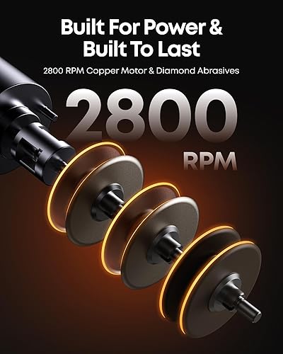 Miniatura 7 de Afilador de cuchillos eléctrico para cuchillos de cocina, sistema de afilado de 3 etapas con abrasivos 100% de diamante, guía de ángulo de precisión