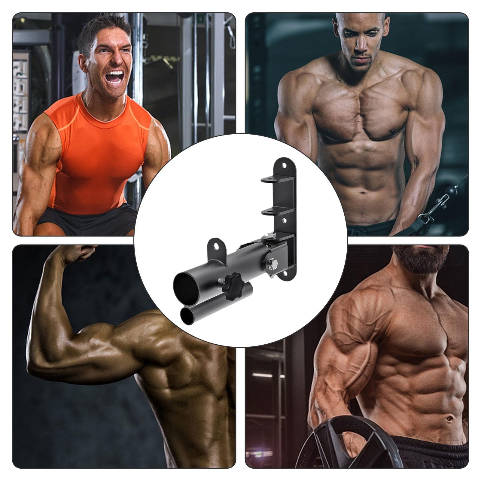 Inserti per bilanciere Squat, Squat per sollevamento pesi, Base per barre a T, supporto da parete – Manubrio a T, Stazione di allenamento della forza, Attrezzature per il fitness