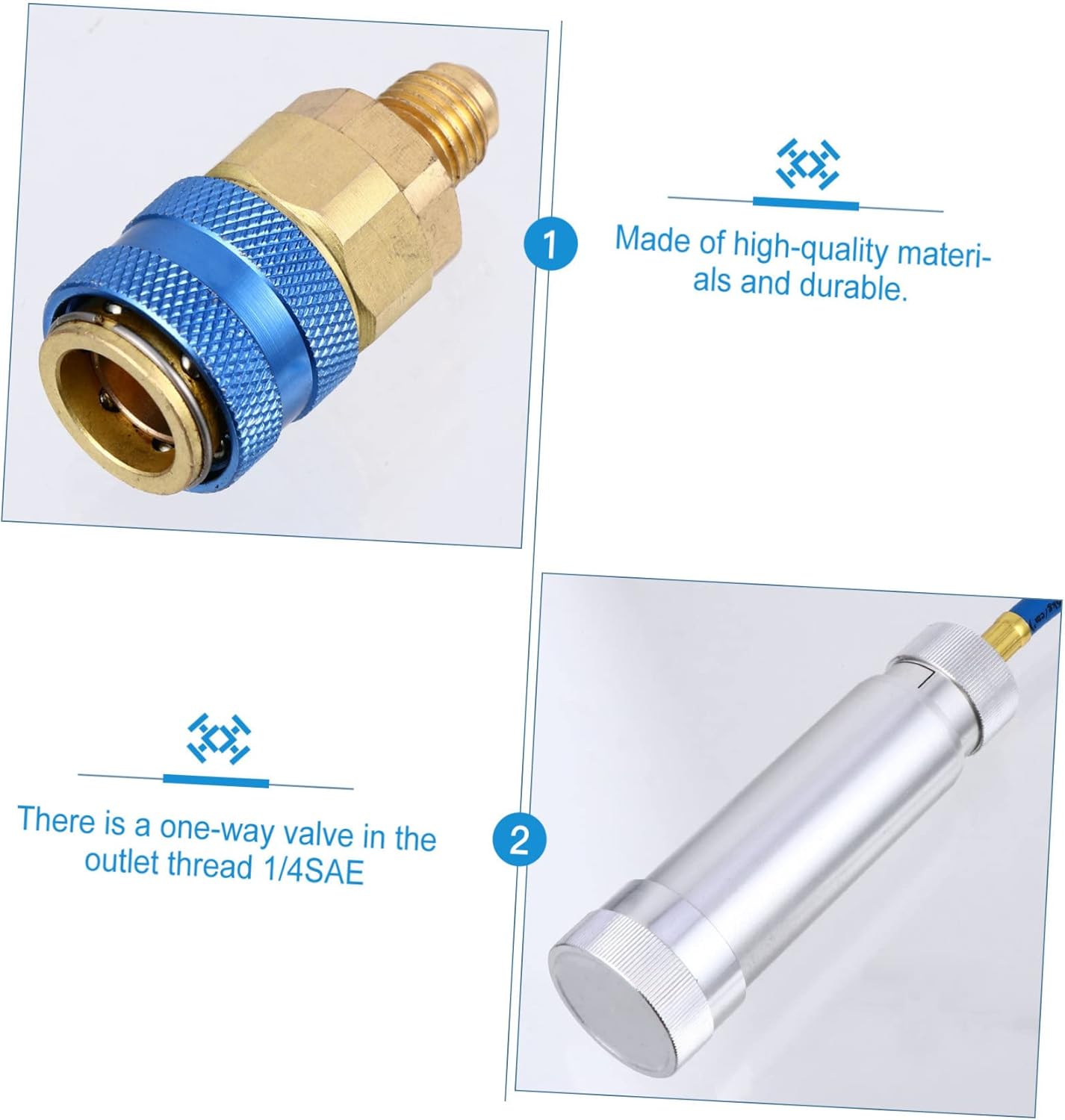 Ciieeo Oil/dye Injector Injection Tool Oil Filling Tube Made for Professional Use Leak Detection Compatible
