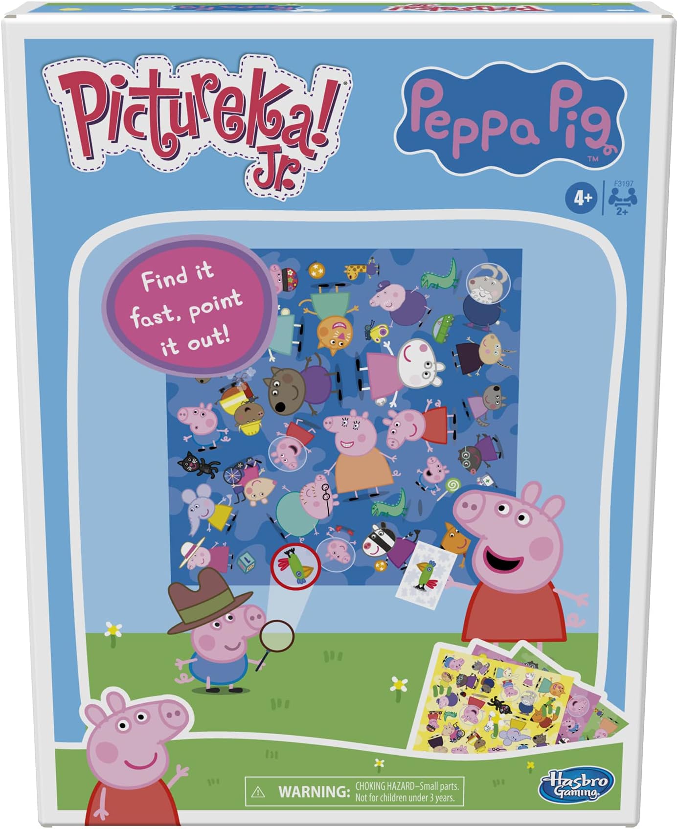 Pictureka! Junior Peppa Pig Picture Game, Fun Board Game for Preschoolers, for 4 Year Olds and Up, No Reading Required
