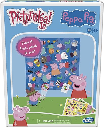 Hasbro Gaming Pictureka! Juego de fotos Junior Peppa Pig, divertido juego de mesa para preescolares, para niños de 4 años en adelante, no requiere disponible en Yaxa Costa Rica